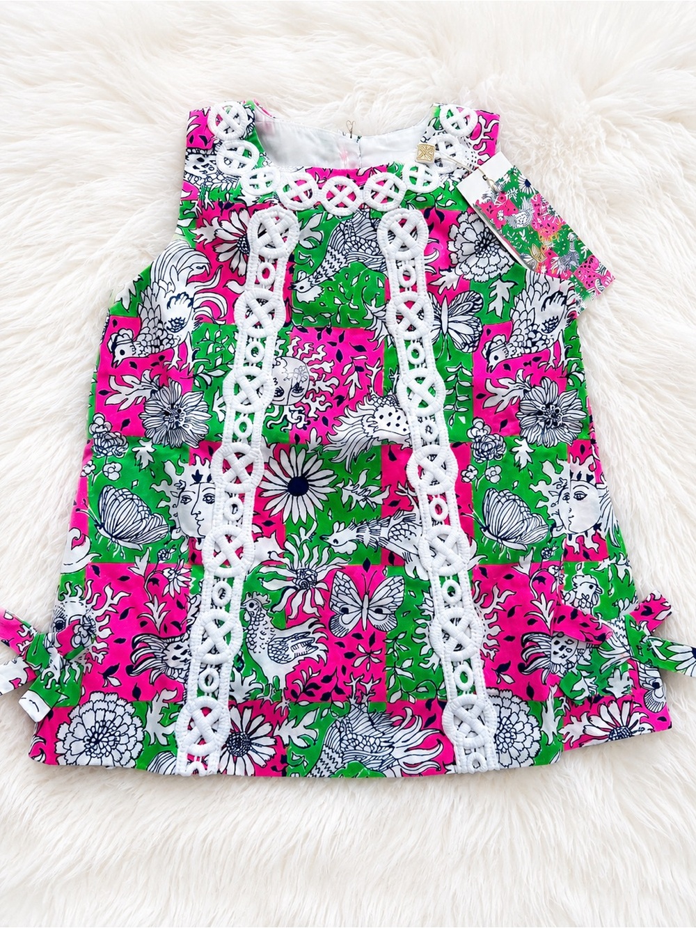 NWT Lilly Pulitzer Baby Lilly Shift Dress with bloomers 18/24M